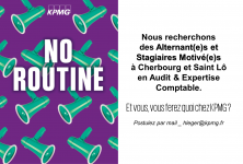 KPMG recherche des alternants et stagiaires dans la Manche !