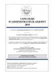 Le sénat recrute des administrateurs-adjoints !